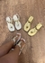 RASTEIRA EM MEDALHAS DOURADA - Amora Shoes