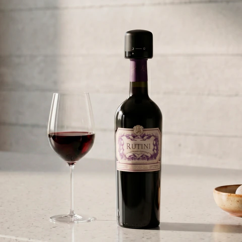 Tapon De Vino Hermetico Tapa Botella Con Boton Antiderrame