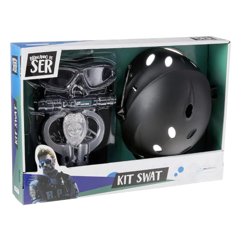 Brincando de Ser Polícia Kit SWAT Multikids BR966