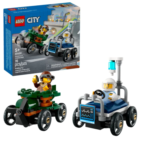LEGO City Avião vs Leito de Hospital LEGO 60459 - comprar online