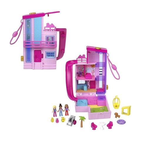 Boneca Polly Pocket Cenário Mini Mundo Dreamhouse Barbie Mattel HWP11 - comprar online