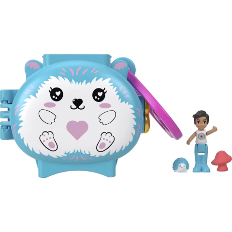 Boneca Polly Pocket Micro Mundo dos Animais Ouriço Mattel HXX23|HMX20