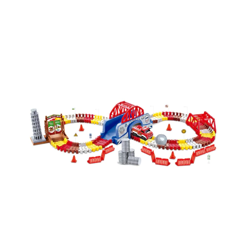 Pista Bombeiro Track Com Túnel Dm Toys Dmt6287