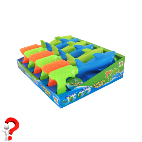 Lançador de Água Tubarão DM Splash Colorido DM Toys DMT5611 - comprar online