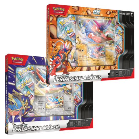Box Pokémon Lendas Implacáveis Copag 35239 - comprar online