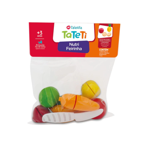 Nutri Feirinha Frutinhas com Velcro Crec Crec Tateti 0302 - comprar online