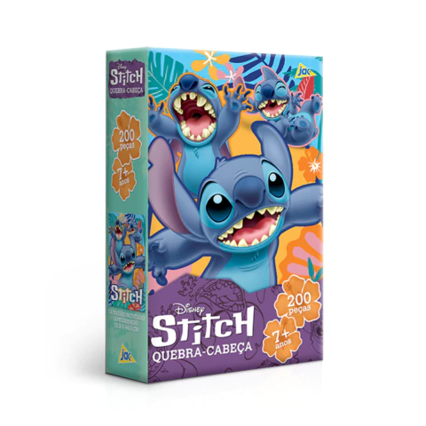 Quebra-Cabeça 200 Peças Disney Stitch Toyster 003179 - comprar online