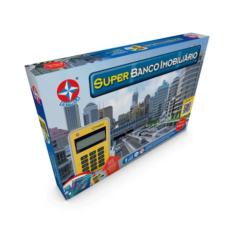 Jogo Super Banco Imobiliário Novo Estrela 2800034