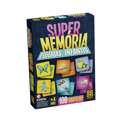 Jogo Supermemória Figuras Infantis Grow 02646 - comprar online