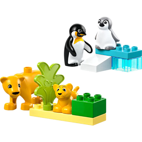 Lego Duplo Famílias de Animais Selvagens Pinguins e Leões Lego 10442