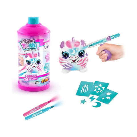 Mini Pelúcia para Pintar Airbrush Surpresa Novos Modelos Fun F0218-5