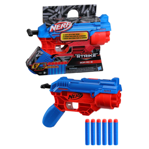 Lançador de Dardos Nerf Alpha Strike Boa RC-6 Hasbro F2985 - comprar online