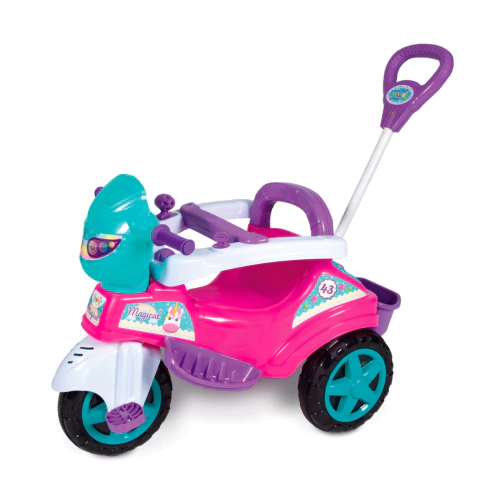 Triciclo Baby City Unicórnio Passeio e Pedal Maral 3150 - comprar online