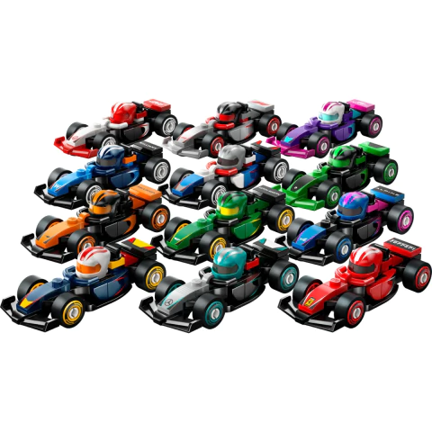 Lego Minifiguras F1 Carros de Corrida Colecionáveis Sortido Lego 71049