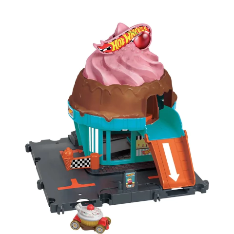 Hot Wheels City Pista Sorveteria na Cidade Mattel HKX38/HTN77 - comprar online