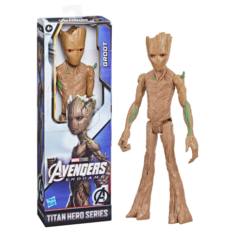 Boneco Groot Titan Hero Marvel Hasbro F6012 - comprar online