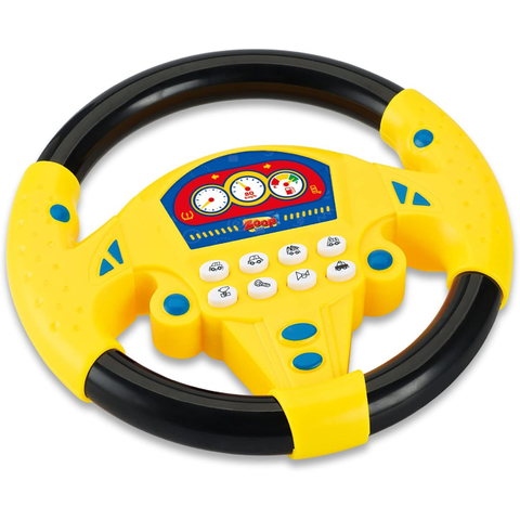 Volante Baby Interativo com Ventosa e Som Zoop Toys ZP01005
