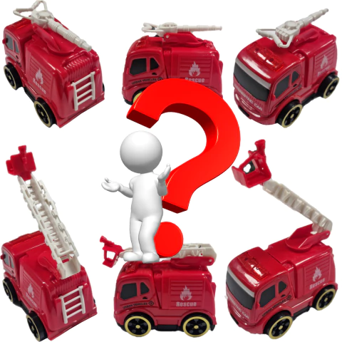 Caminhão de Bombeiro com Fricção Sortido Shiny Toys 000979 - comprar online