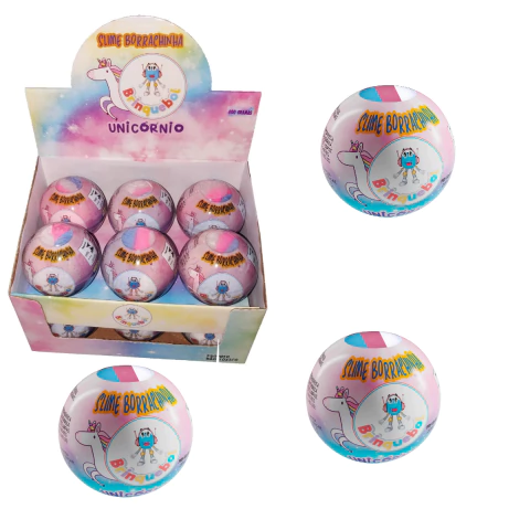 Slime Borrachinha Unicórnio 200g Brinquebol Funny Lab 2006-8 - comprar online