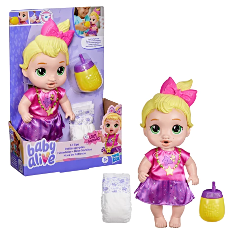 Boneca Baby Alive Hora do Refresco Lala Hasbro G1447 - comprar online