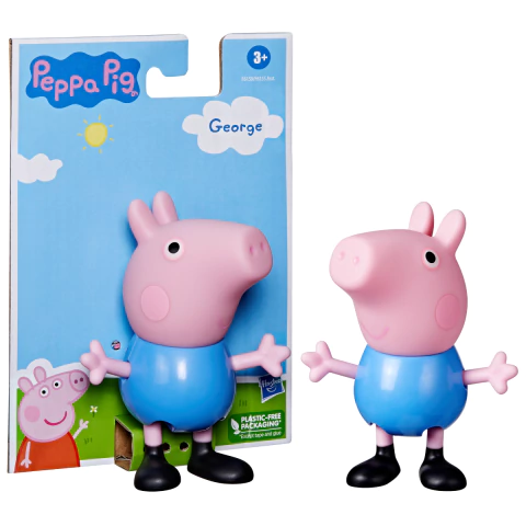 Boneco George Pig 13 cm Articulado Hasbro F6159