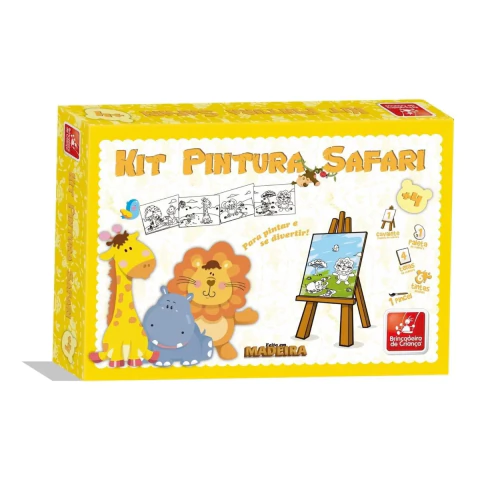Kit de Pintura Safari Brincadeira de Criança 8566 - comprar online
