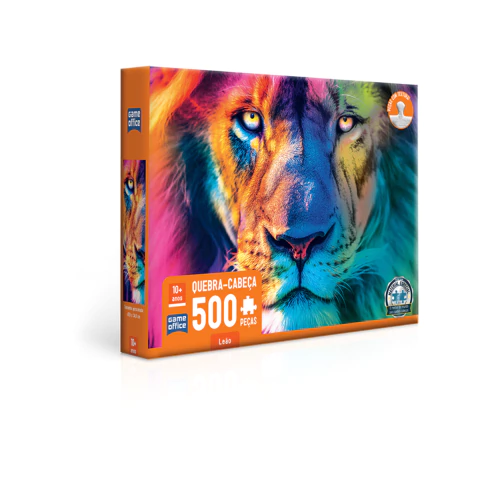 Quebra-Cabeça 500 Peças Leão Toyster 003231 - comprar online