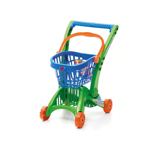 Carrinho de Mercado Imaginativa Super Mercadorinho Verde e Azul Tateti 0210 - comprar online