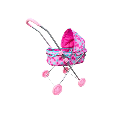 Carrinho de Boneca Passeio Divertido Modelo Berco DM Toys DMT6501