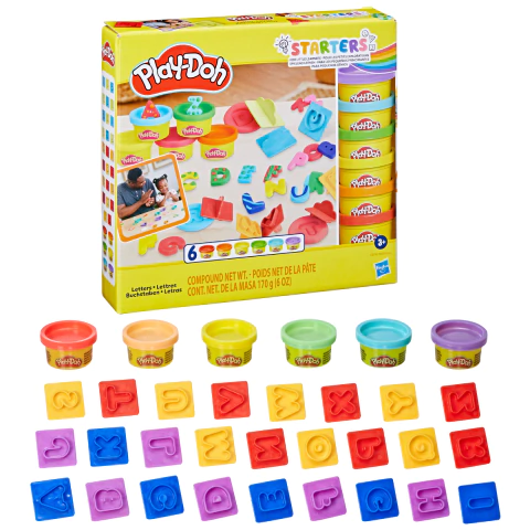 Massinha Play‑Doh Letras Hasbro E8532 - comprar online