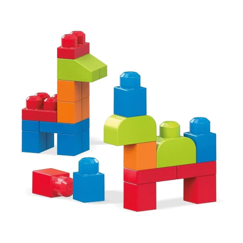Blocos de Montar Mega Bloks Fisher-Price Sacola com 40 Peças Mattel FKL01