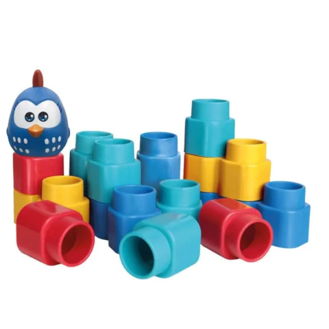 Fofo Blocos 15 Peças Galinha Pintadinha Mini Elka 1047