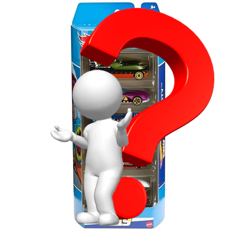 Kit 5 Carrinhos Básicos Sortidos Hot Wheels Mattel 1806 - comprar online