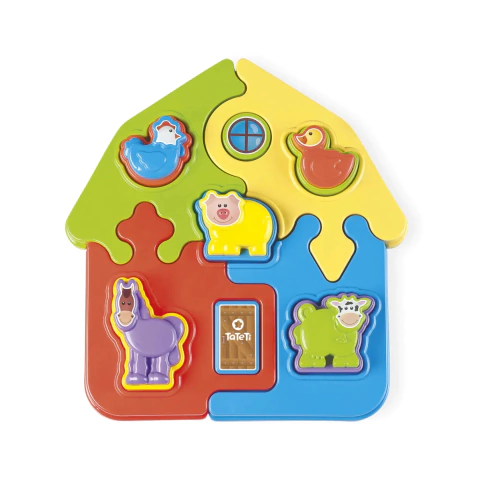 Brinquedo Puzzle Mania Fazenda Didático Tateti 0814 - comprar online