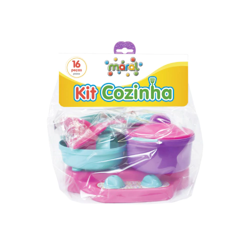 Kit Cozinha Infantil Completo Rosa e Roxo Maral 1008 - comprar online