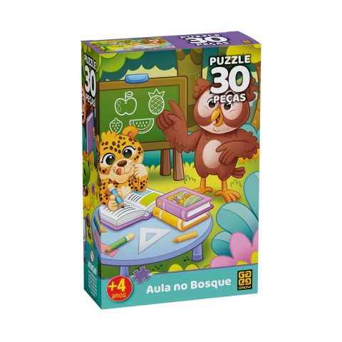 Quebra-Cabeça 30 Peças Aula no Bosque Grow 04535 - comprar online