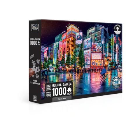 Quebra-Cabeça 1000 Peças Tóquio Neon Toyster 002893 - comprar online