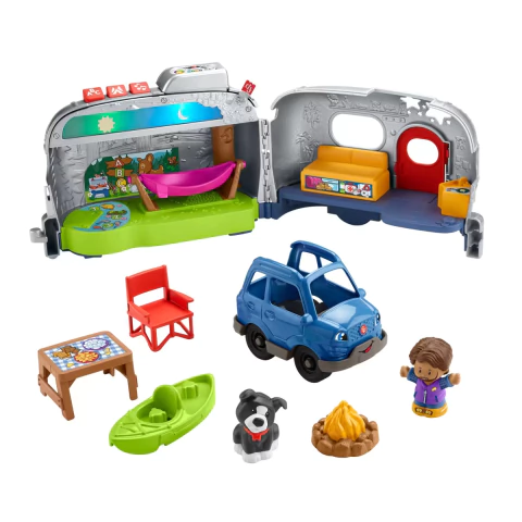 Trailer de Aventuras e Aprendizagem Little People Fisher Price Mattel HJL90 - comprar online