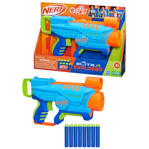 Lança Dardos Nerf Elite Jr Explorer Hasbro F6367