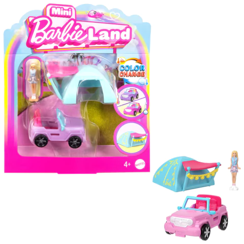 Boneca Barbie Mini Barbieland Jeep Mattel HYF43|HYF38
