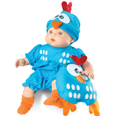 Boneca Meu Bebê Galinha Pintadinha Mini Baby Roma 5604