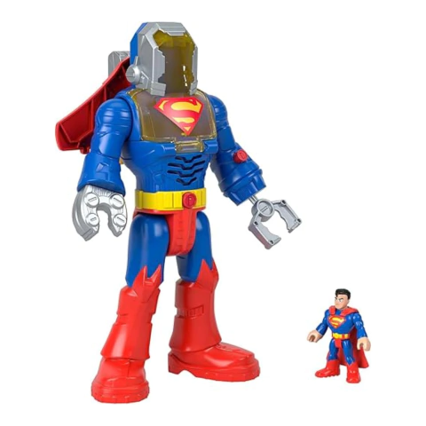 Imaginext DC Super Friends Robô Superman Mattel JCT47 - comprar online