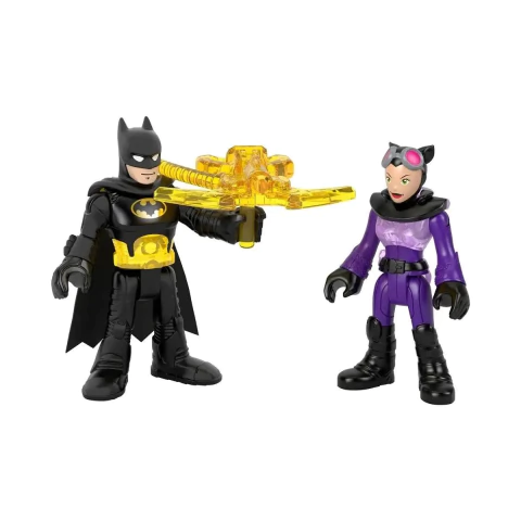 Boneco Imaginext DC Super Friends Batman e Catwoman Mattel HGX82/M5645