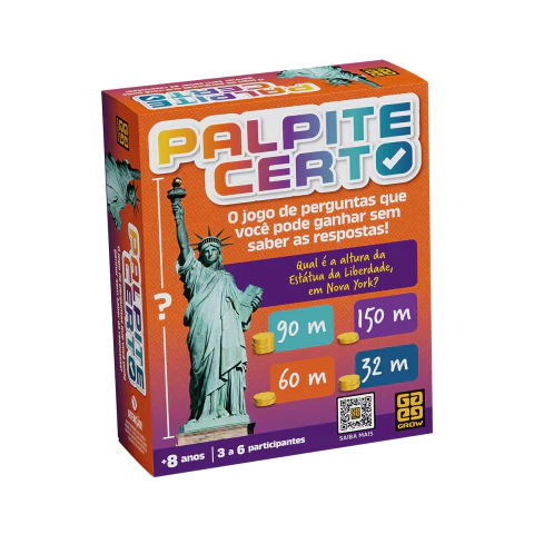 Jogo Palpite Certo Grow 04358 - comprar online