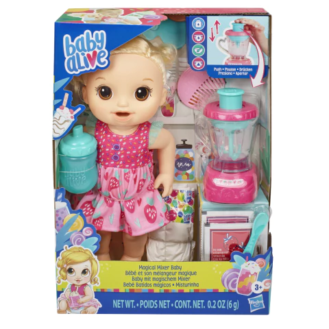 Boneca Baby Alive Misturinha Vitamina da Diversão Loira Hasbro E6943 - comprar online