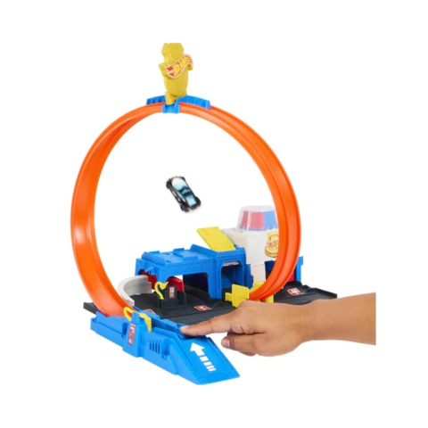 Hot Wheels City Super Delegacia de Polícia Mattel JBM71 - comprar online