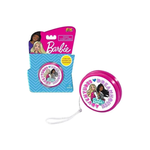Brinquedo Yoyo com Luz Barbie Fun F00824
