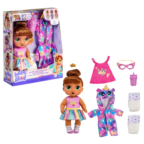 Boneca Baby Alive Super BFF Sophia Sparkle Hasbro F9852 - comprar online