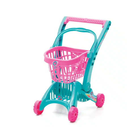 Carrinho de Mercado Imaginativa Super Mercadinho Rosa Tateti 0212 - comprar online