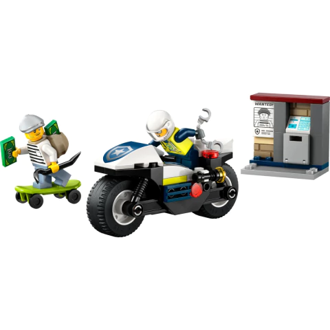 Lego City Perseguição com Moto da Polícia Lego 60455